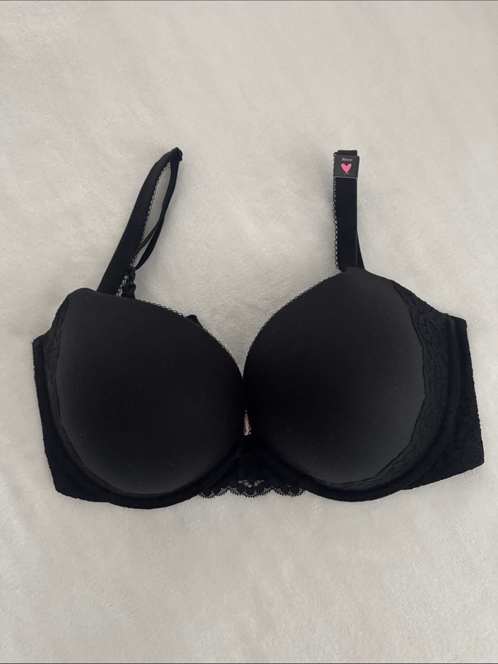 Black Lace-Trim Push-Up Bra - Women Victoria Secret